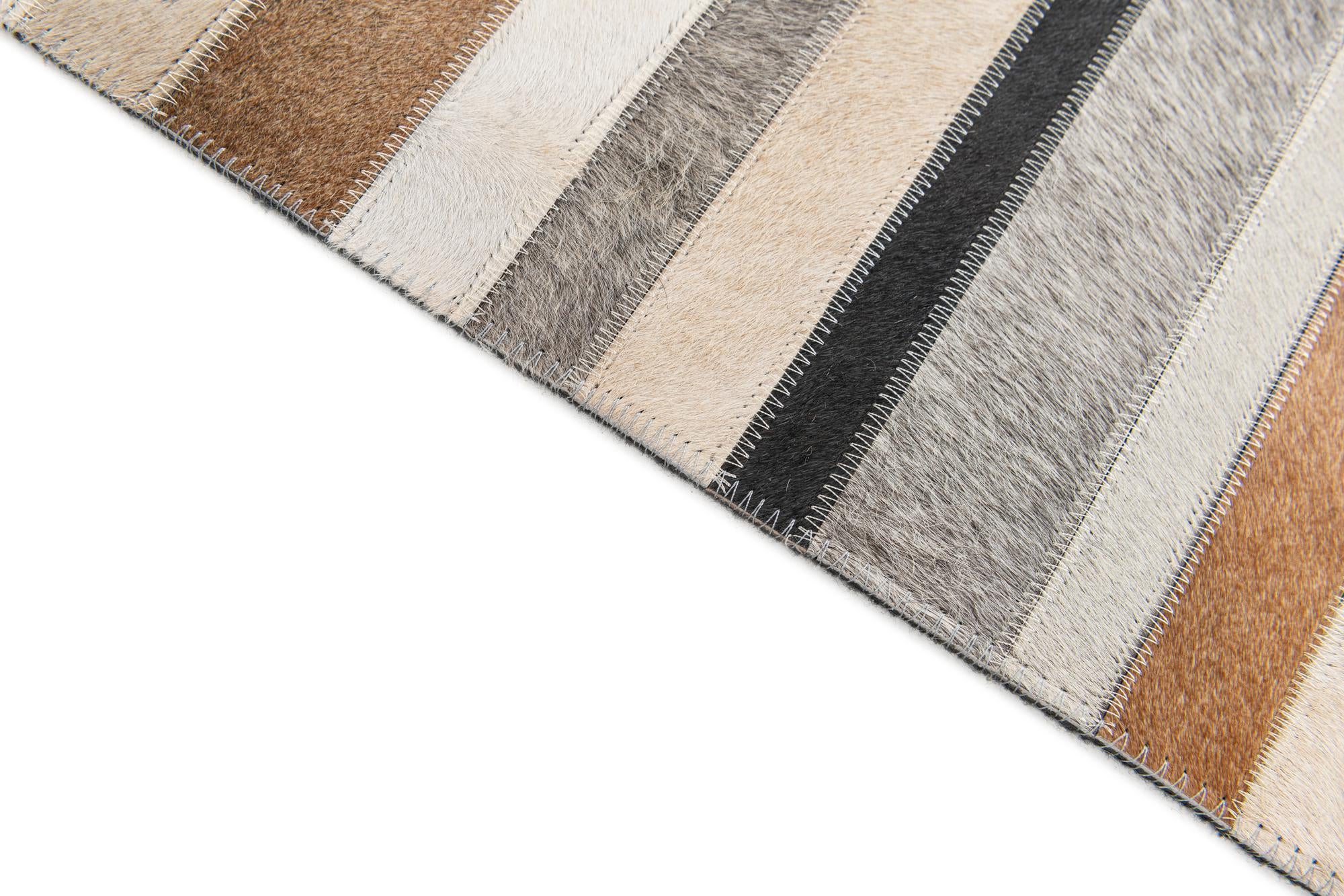 5' x 8' Cowhide Stocks Rug