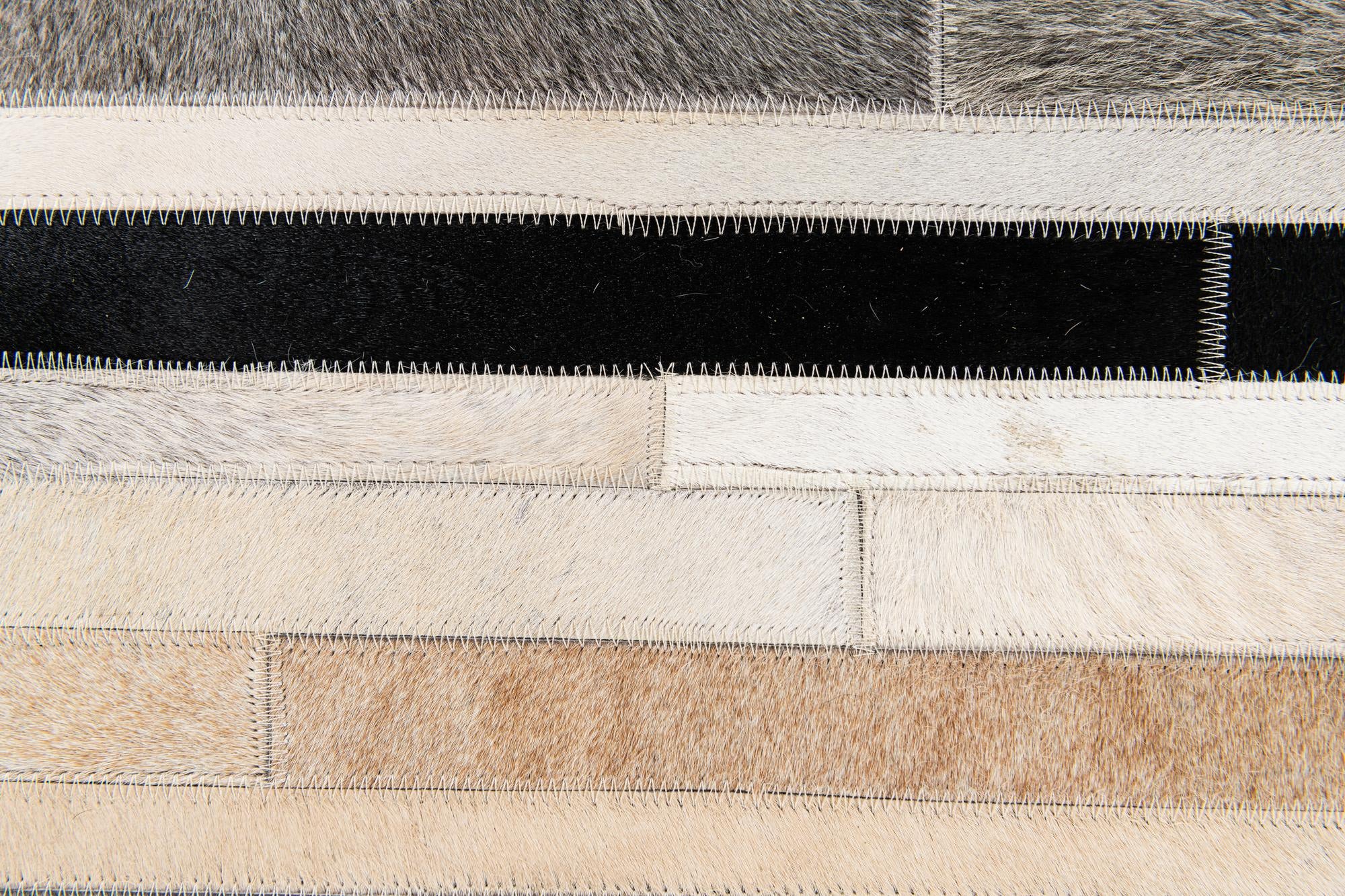 5' x 8' Cowhide Stocks Rug