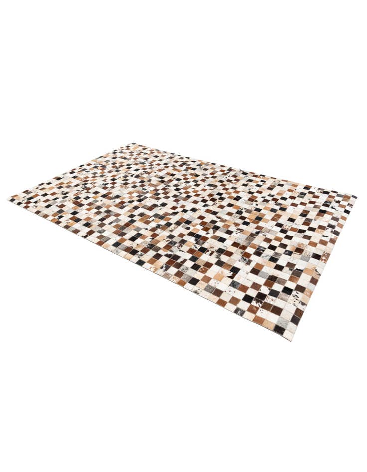 Detail image of 5' x 7' 11 Cowhide Stocks Rug