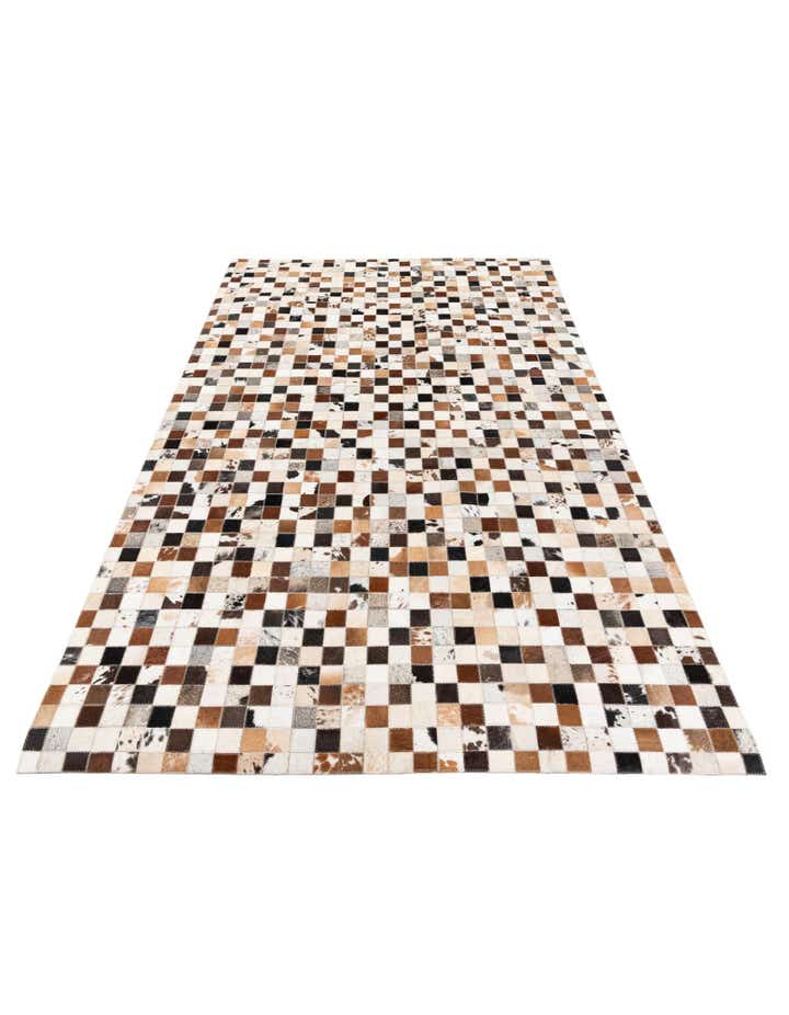 5' x 7' 11 Cowhide Stocks Rug