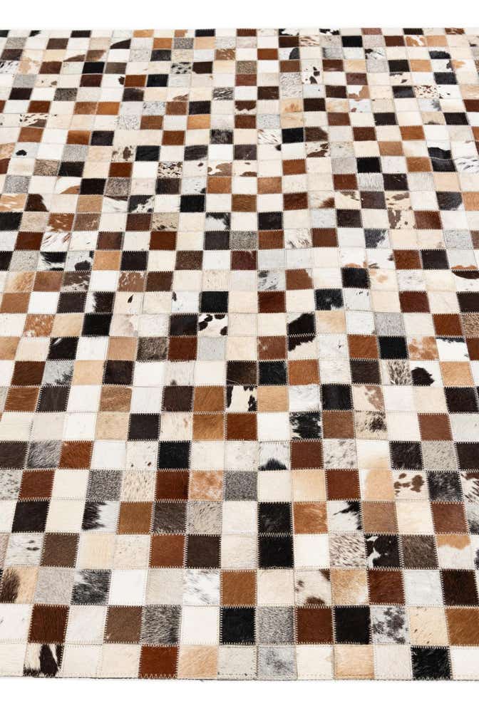 5' x 7' 11 Cowhide Stocks Rug