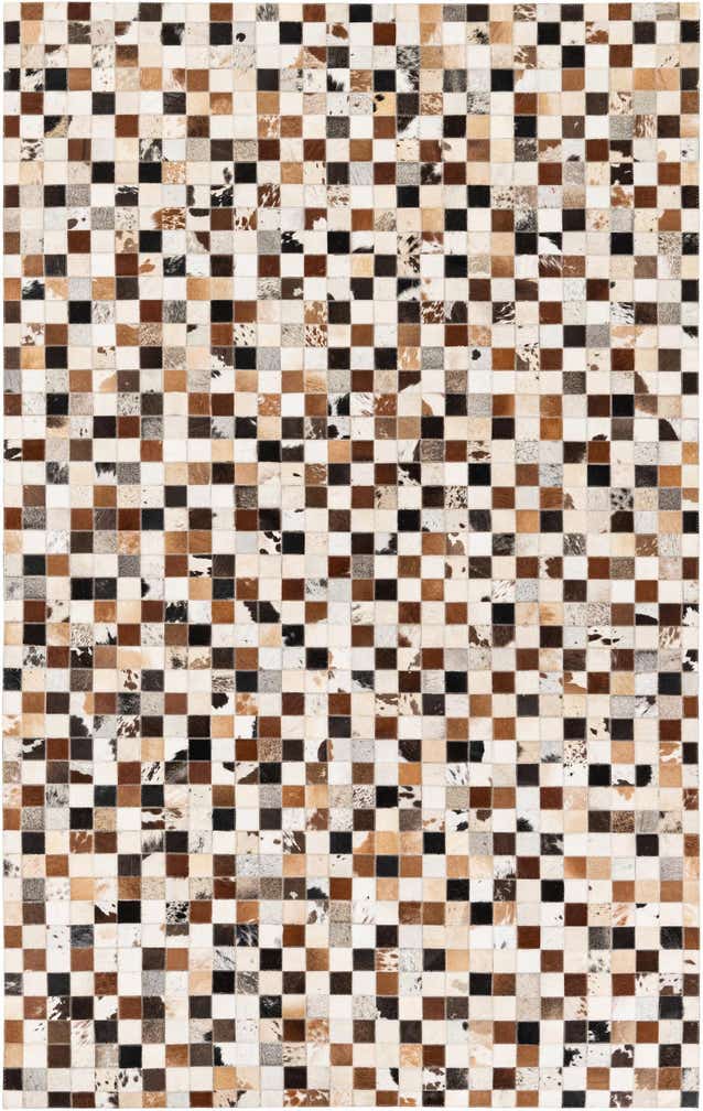 5' x 7' 11 Cowhide Stocks Rug