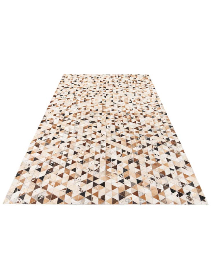 Detail image of 5' 1 x 7' 11 Cowhide Stocks Rug