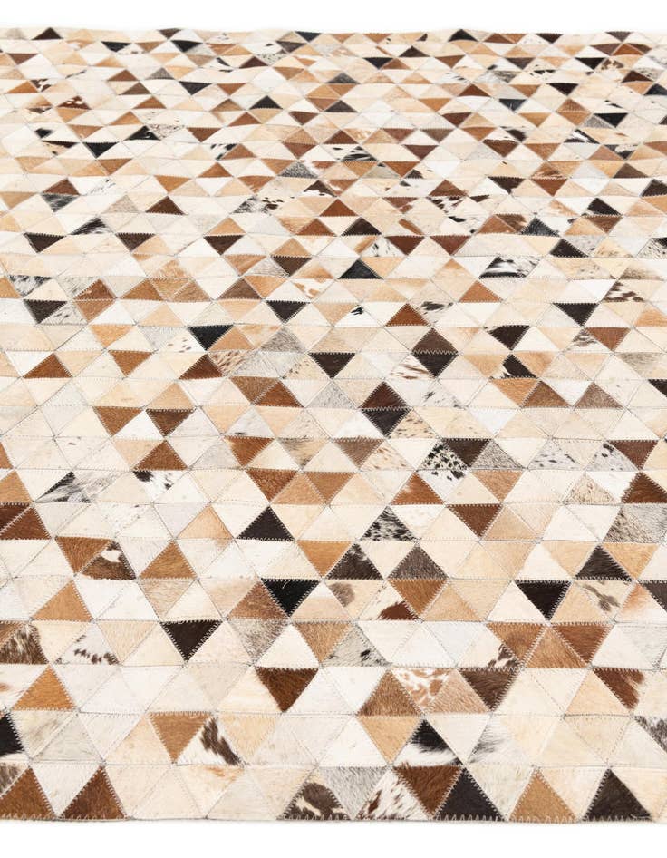 Detail image of 5' 1 x 7' 11 Cowhide Stocks Rug