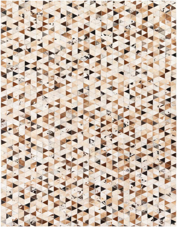Detail image of 5' 1 x 7' 11 Cowhide Stocks Rug