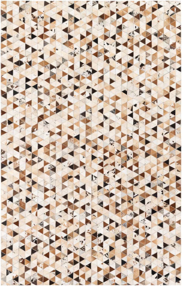 Detail image of 5' 1 x 7' 11 Cowhide Stocks Rug