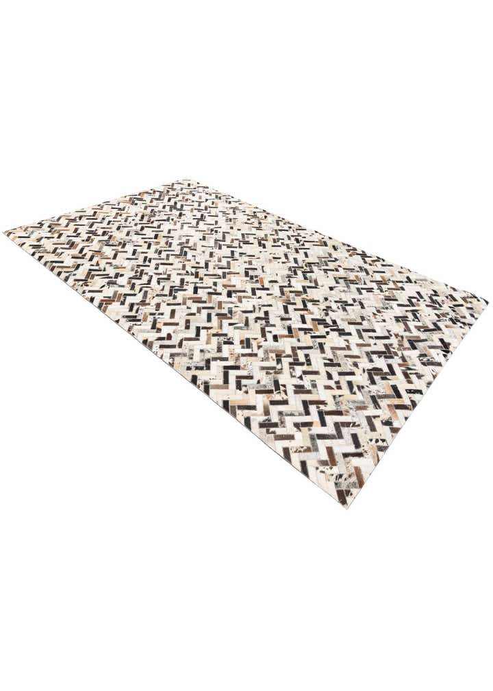 5' x 8' 1 Cowhide Stocks Rug