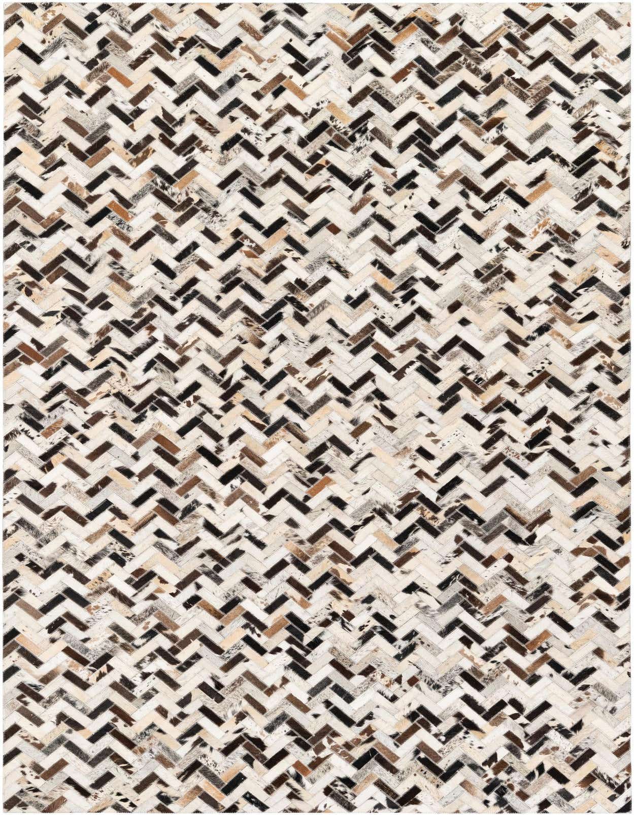 5' x 8' 1 Cowhide Stocks Rug