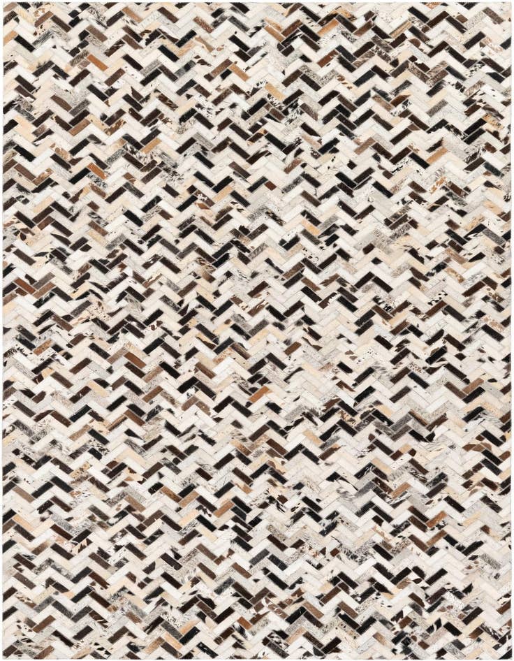 Detail image of 5' x 8' 1 Cowhide Stocks Rug