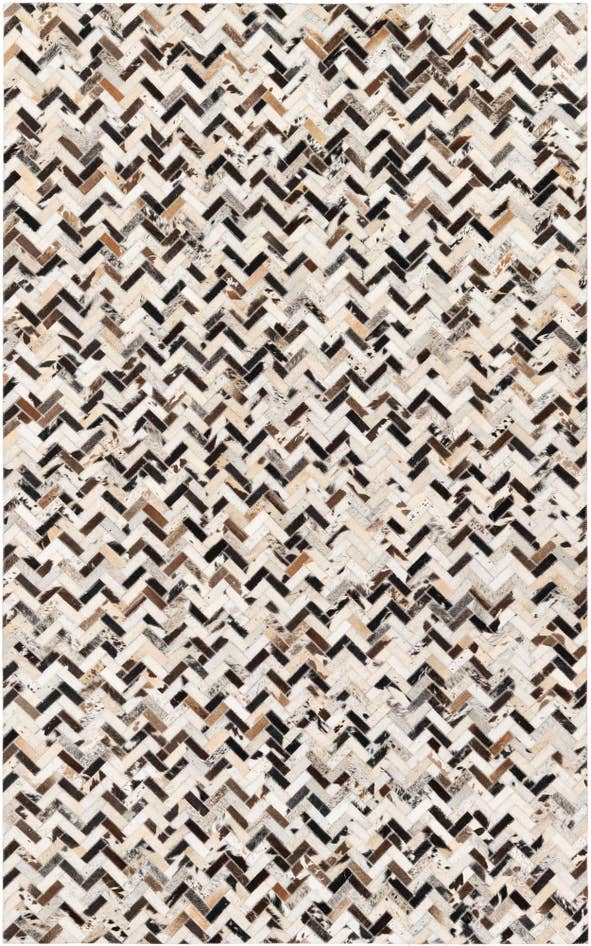 Detail image of 5' x 8' 1 Cowhide Stocks Rug