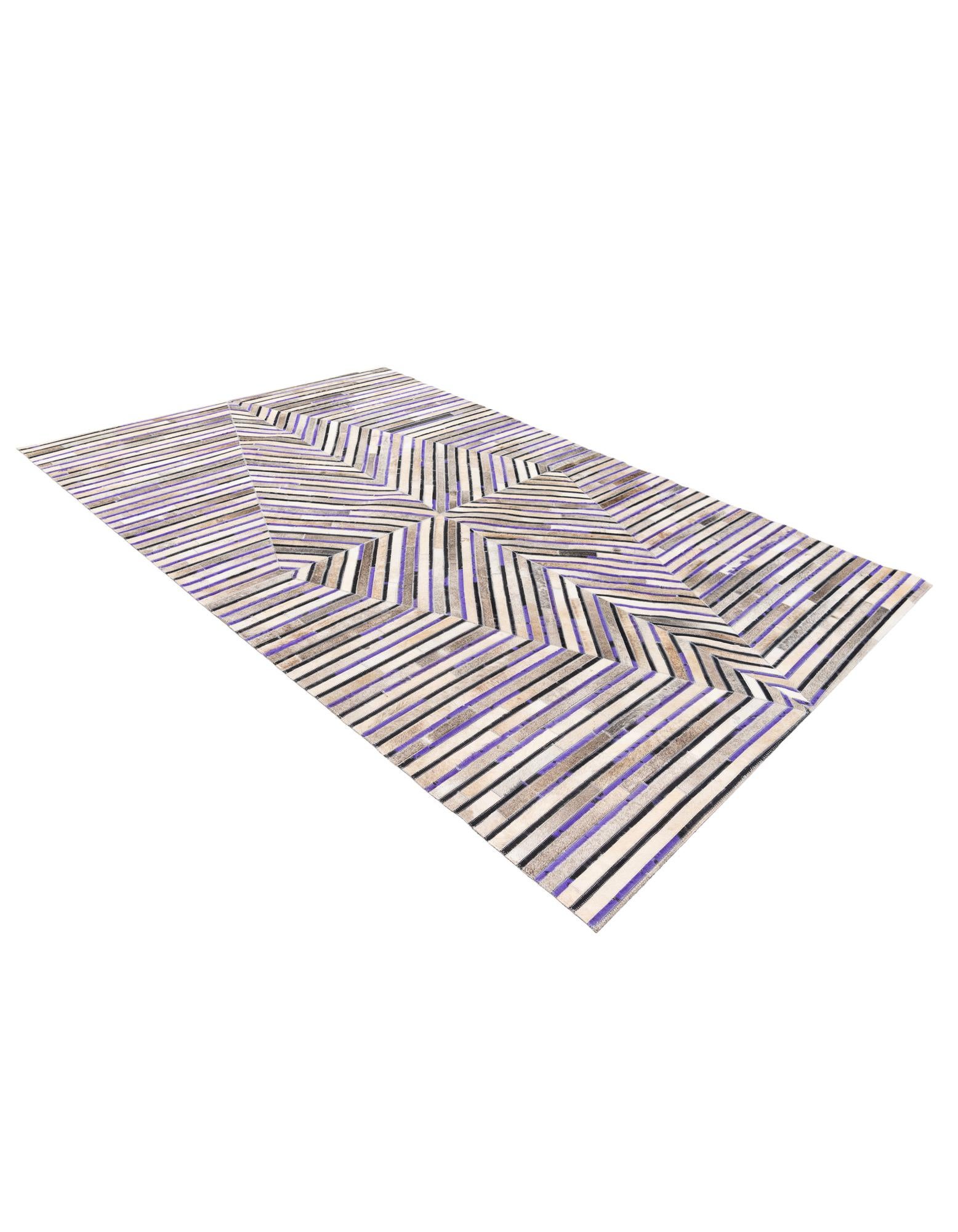 5' x 7' 10 Cowhide Stocks Rug