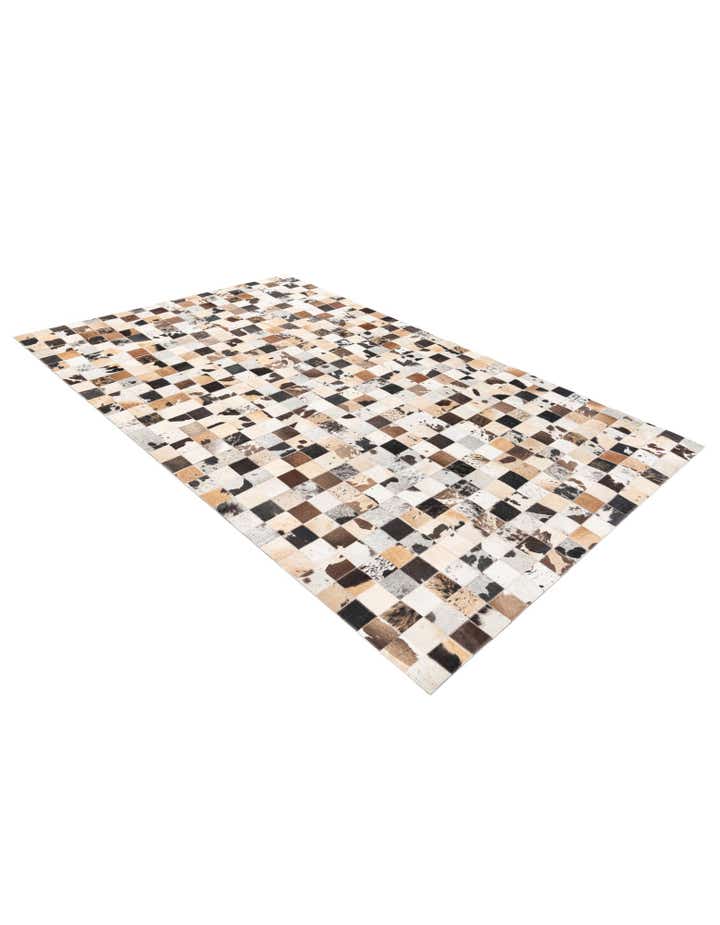 5' x 7' 10 Cowhide Stocks Rug