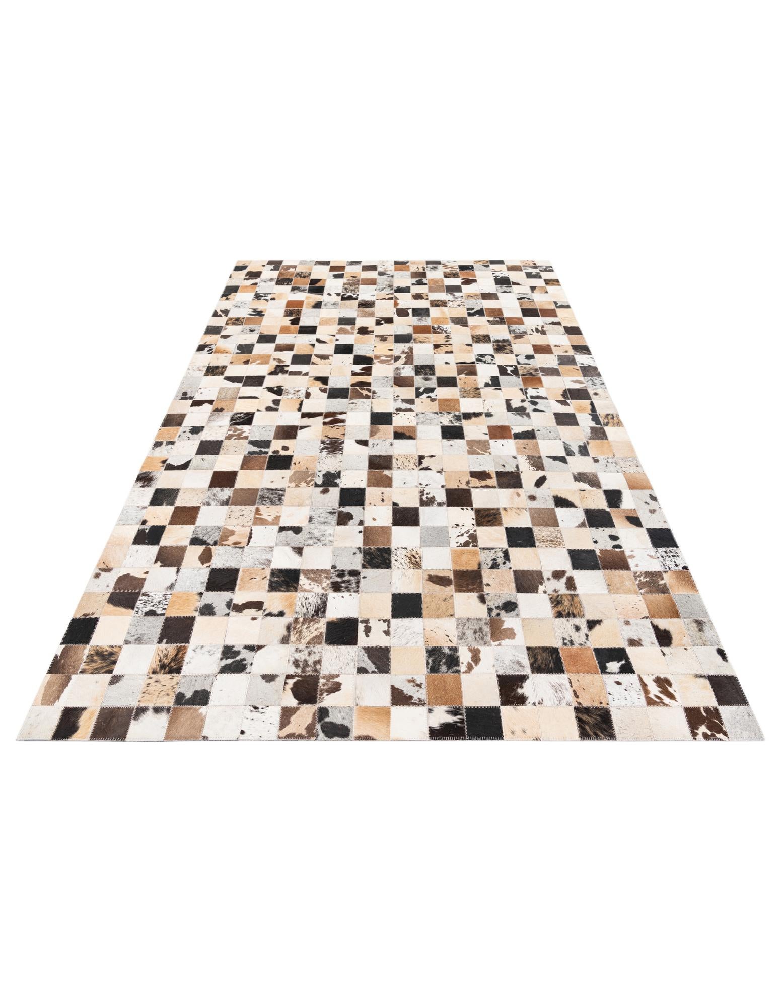 5' x 7' 10 Cowhide Stocks Rug