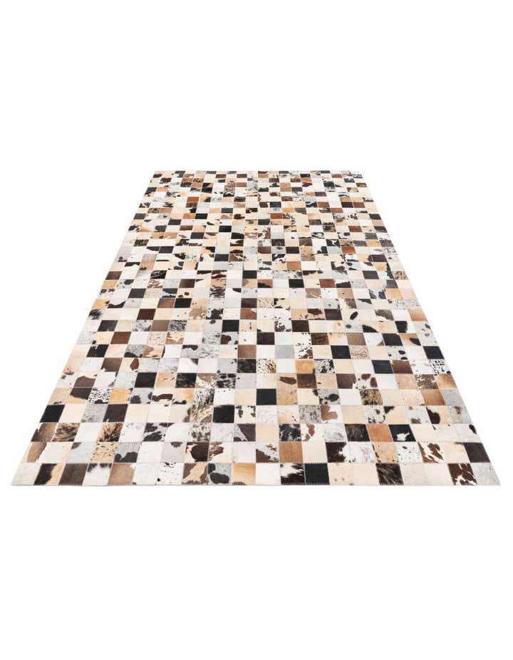 5' x 7' 10 Cowhide Stocks Rug
