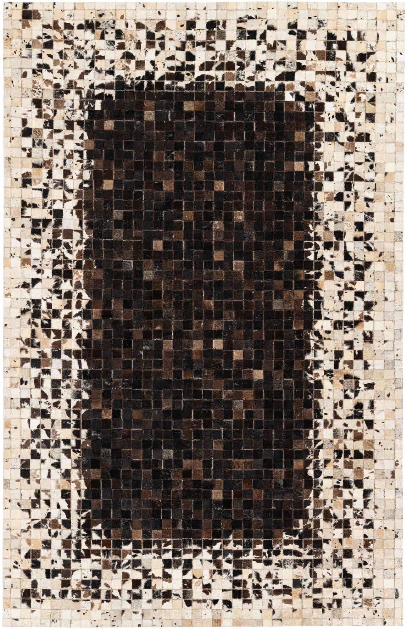5' x 7' 10 Cowhide Stocks Rug