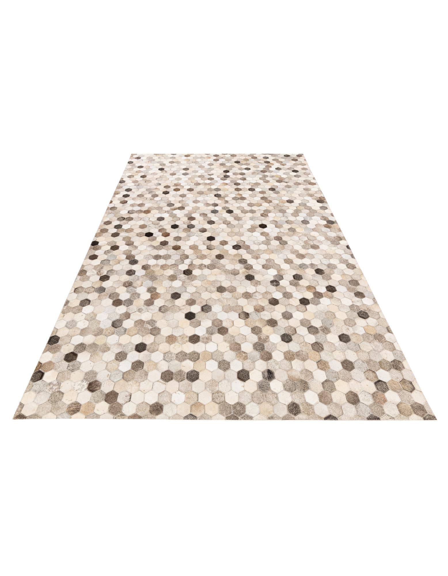 5' 1 x 8' Cowhide Stocks Rug