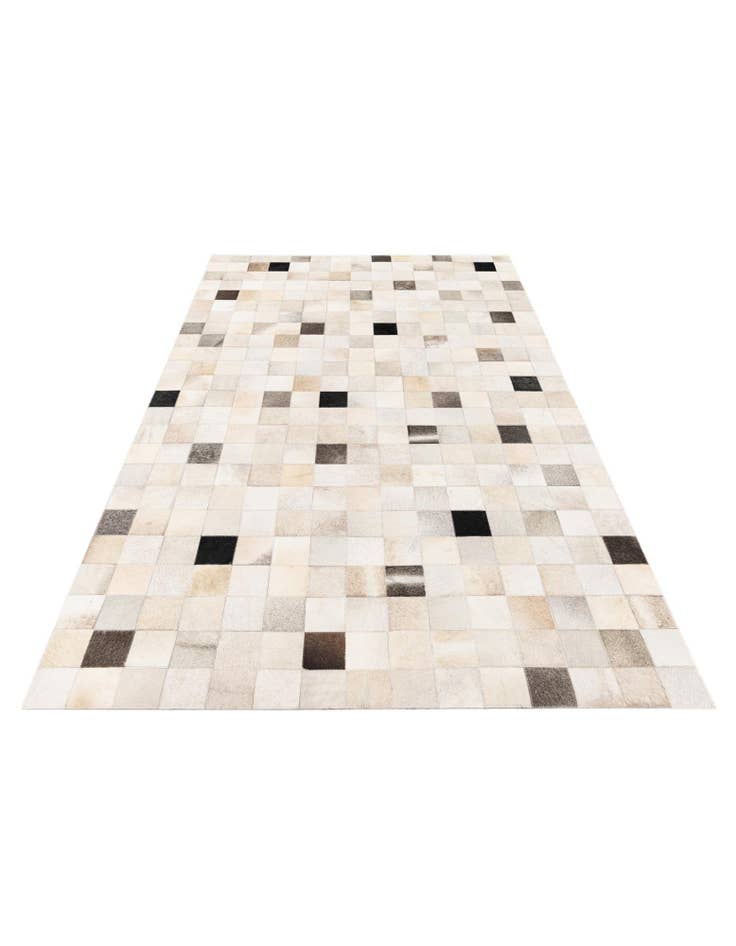 Detail image of 5' x 8' Cowhide Stocks Rug