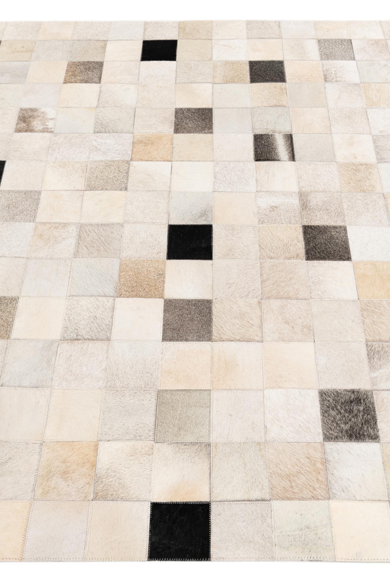 5' x 8' Cowhide Stocks Rug