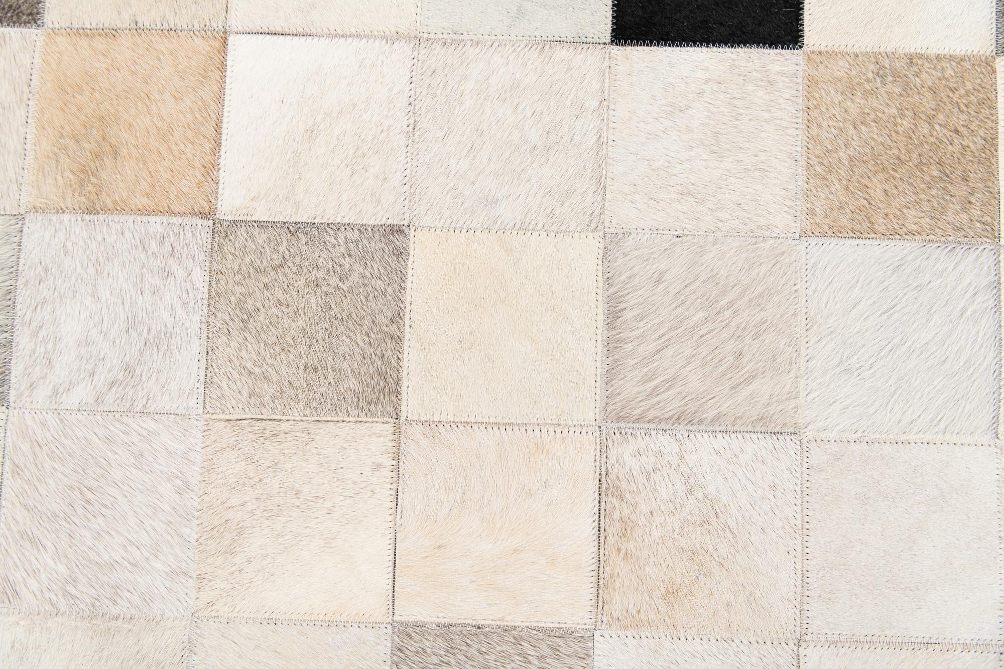 5' x 8' Cowhide Stocks Rug