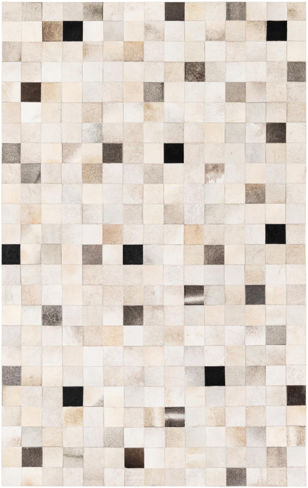 5' x 8' Cowhide Stocks Rug
