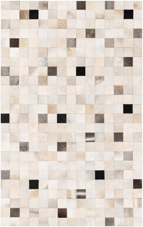 Detail image of 5' x 8' Cowhide Stocks Rug