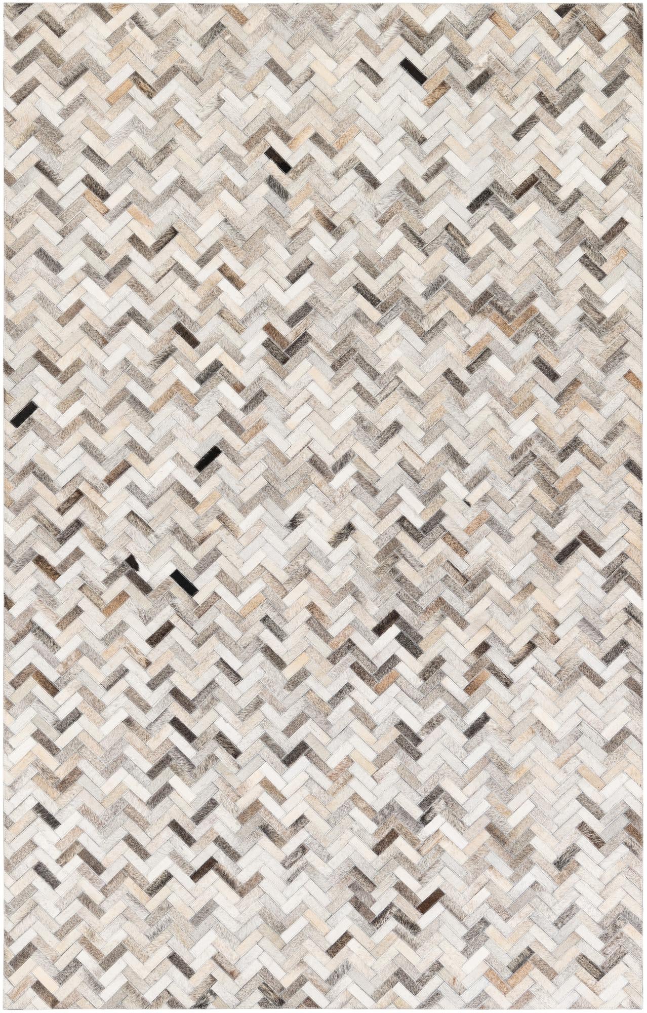 5' x 7' 11 Cowhide Stocks Rug
