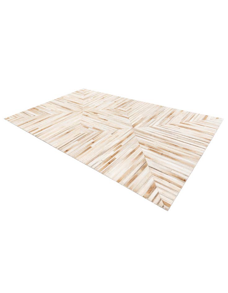 Detail image of 5' x 8' Cowhide Stocks Rug