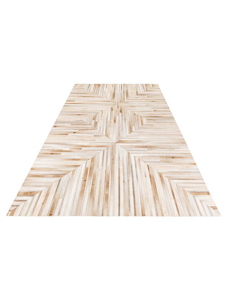 Detail image of 5' x 8' Cowhide Stocks Rug