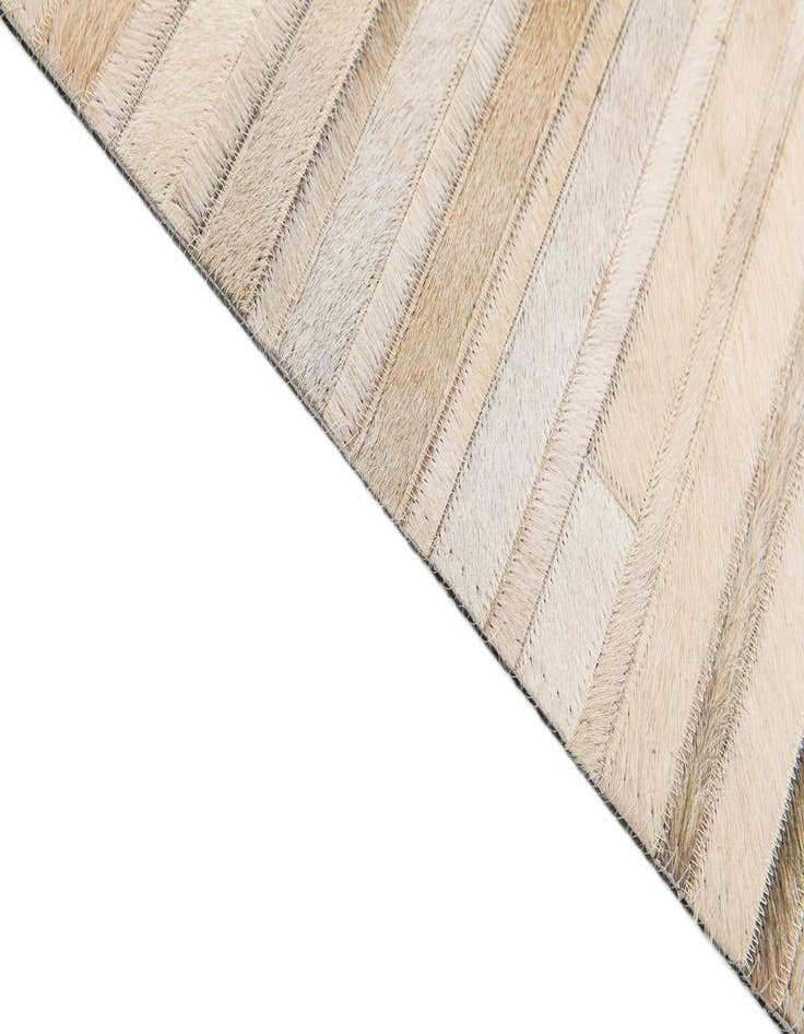 Detail image of 5' x 8' Cowhide Stocks Rug