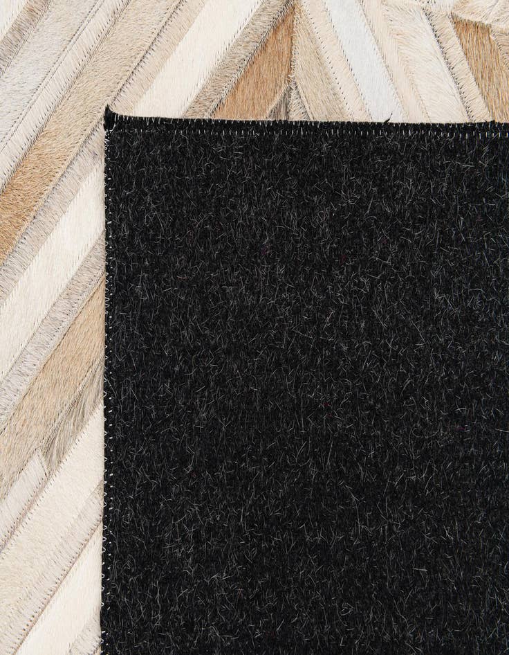 Detail image of 5' x 8' Cowhide Stocks Rug