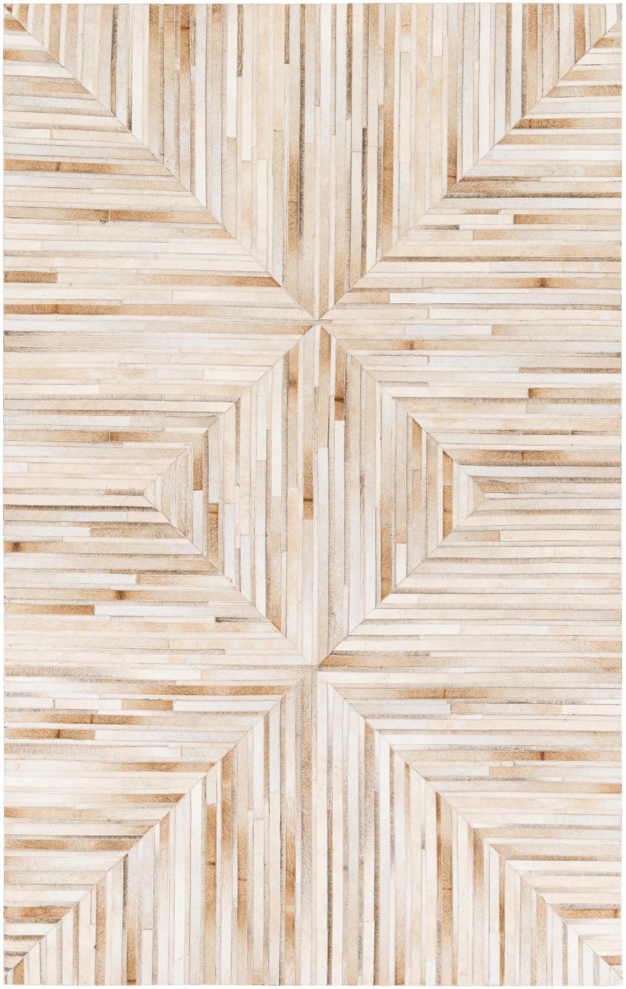 5' x 8' Cowhide Stocks Rug