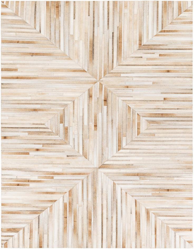 Detail image of 5' x 8' Cowhide Stocks Rug