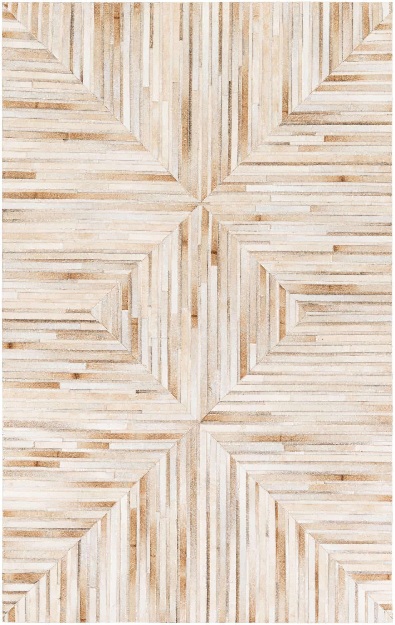 5' x 8' Cowhide Stocks Rug