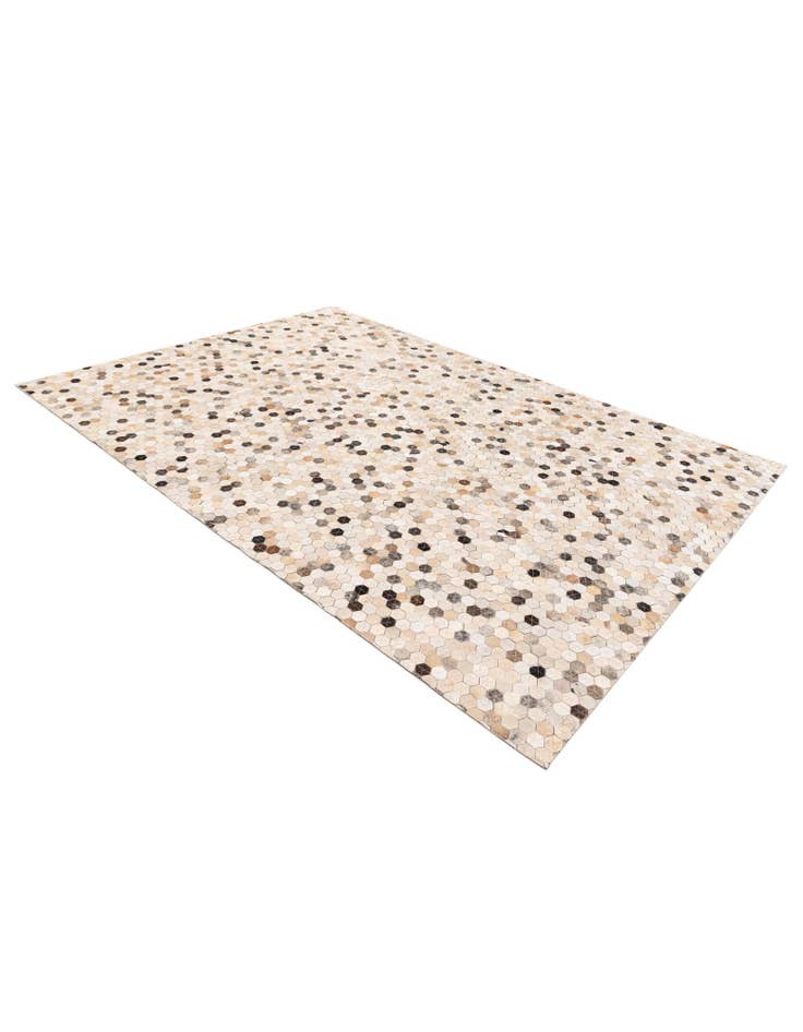 Detail image of 5' 4 x 7' 7 Cowhide Stocks Rug