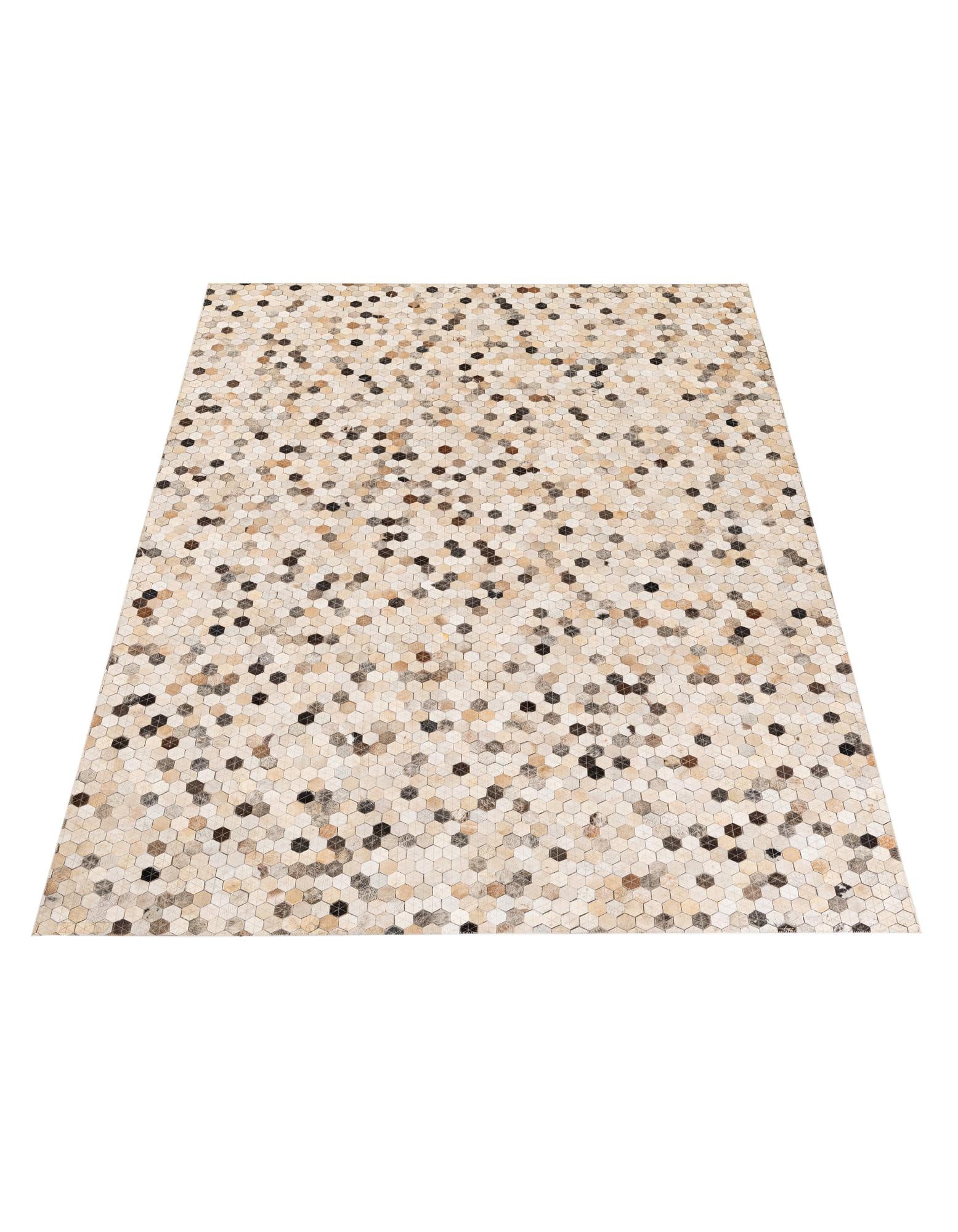 5' 4 x 7' 7 Cowhide Stocks Rug