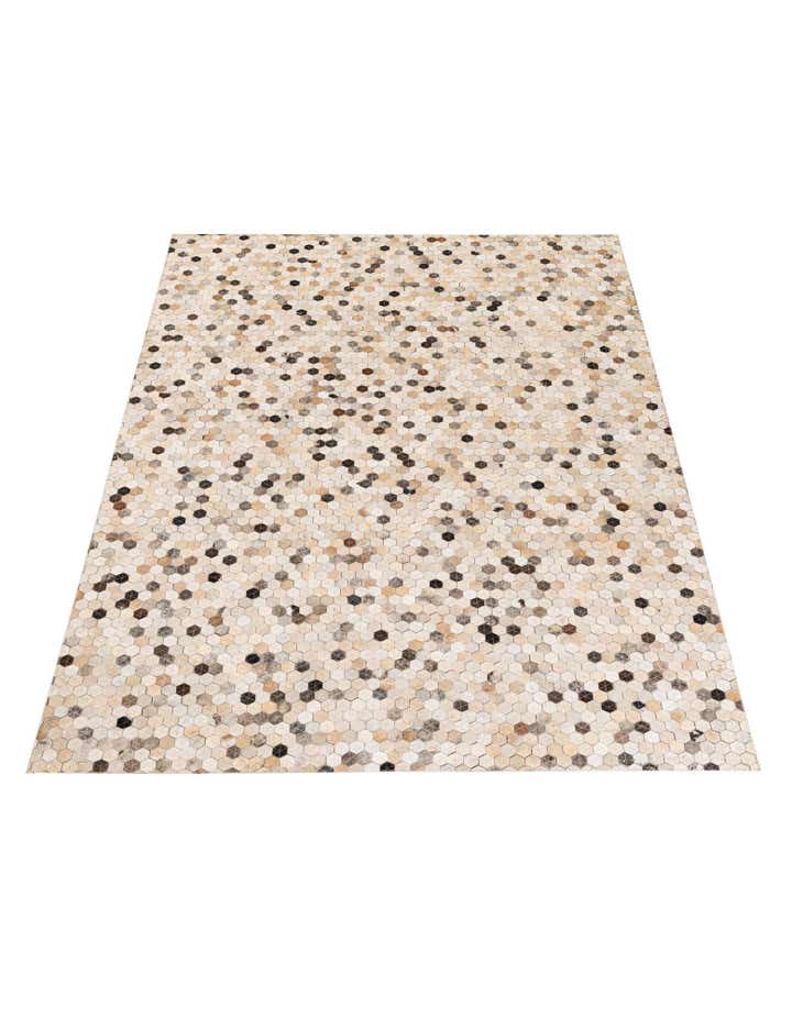 5' 4 x 7' 7 Cowhide Stocks Rug