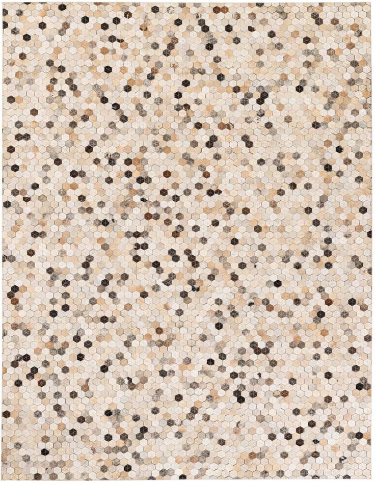 Detail image of 5' 4 x 7' 7 Cowhide Stocks Rug