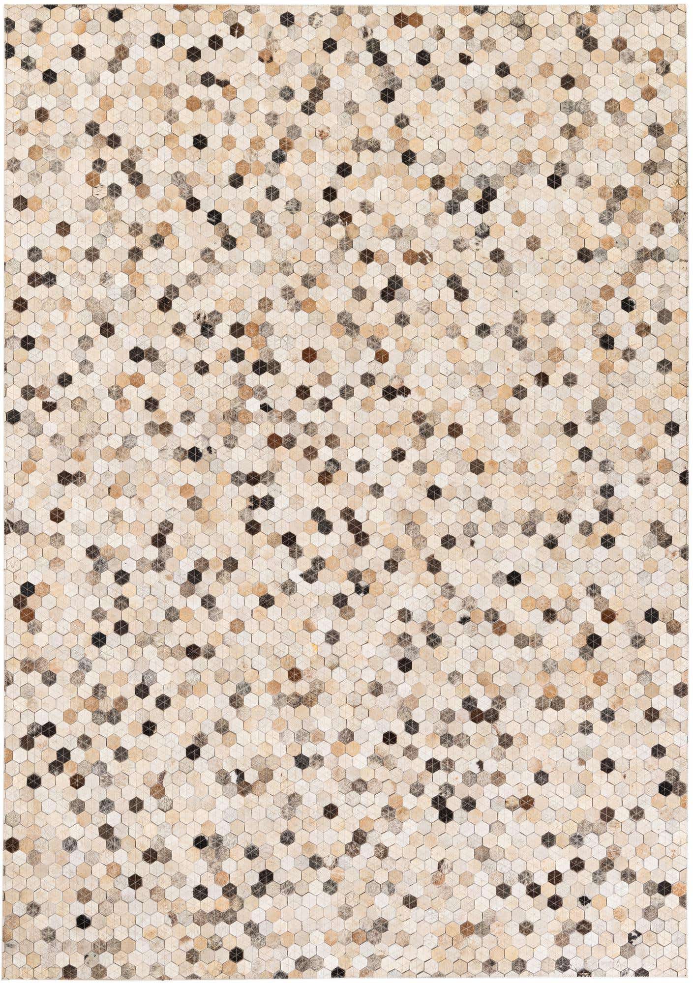 5' 4 x 7' 7 Cowhide Stocks Rug