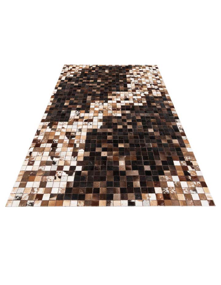 5' x 7' 10 Cowhide Stocks Rug