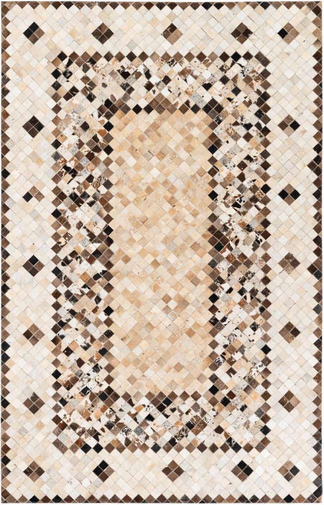 5' x 7' 10 Cowhide Stocks Rug