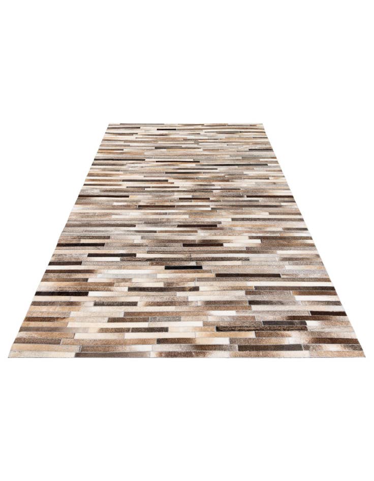 Detail image of 5' 1 x 8' Cowhide Stocks Rug