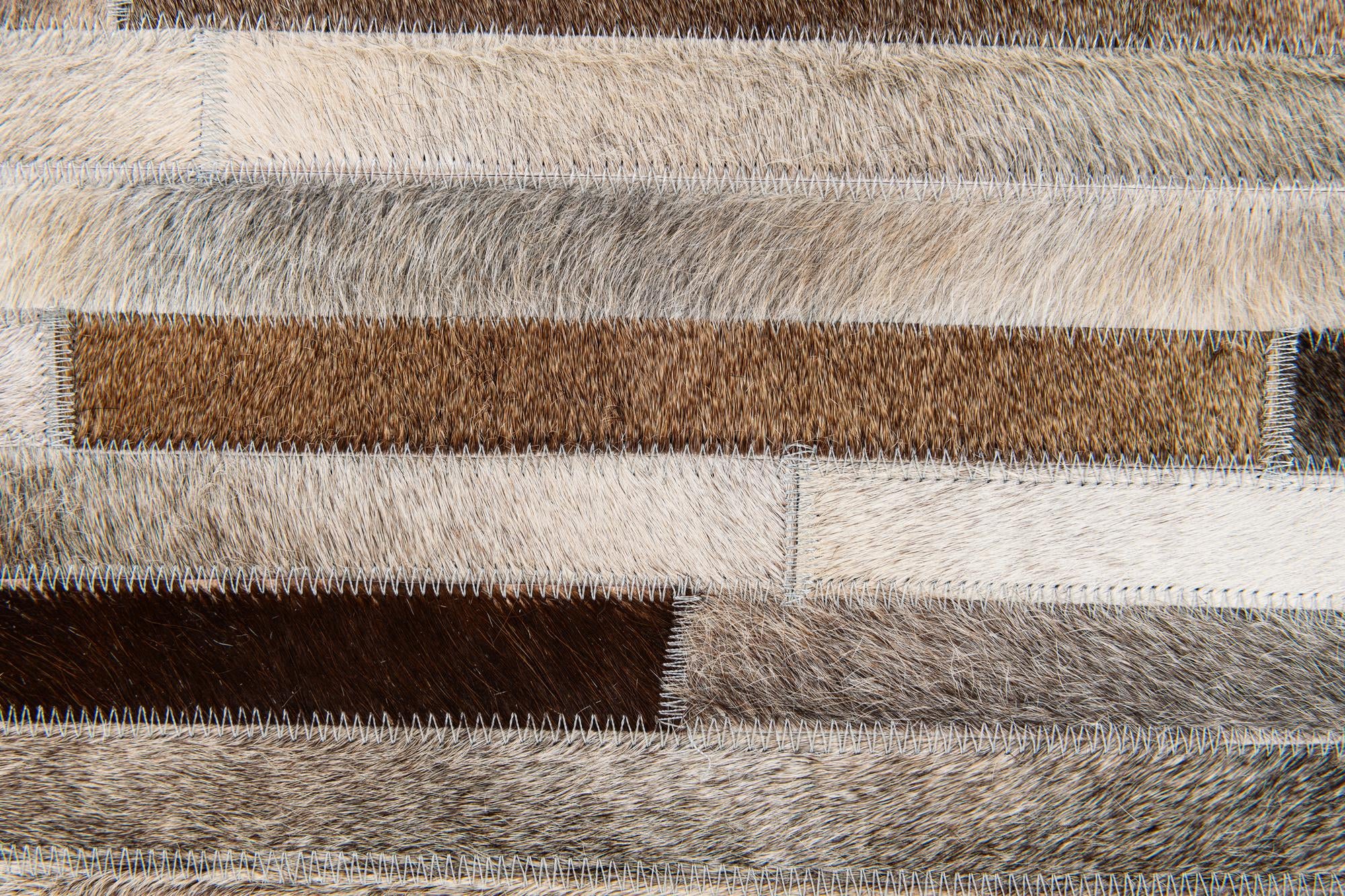 5' 1 x 8' Cowhide Stocks Rug