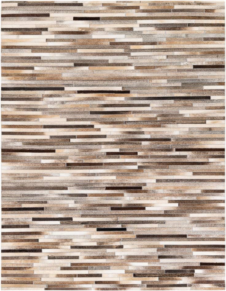 Detail image of 5' 1 x 8' Cowhide Stocks Rug