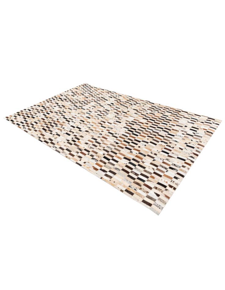 Detail image of 5' x 7' 9 Cowhide Stocks Rug