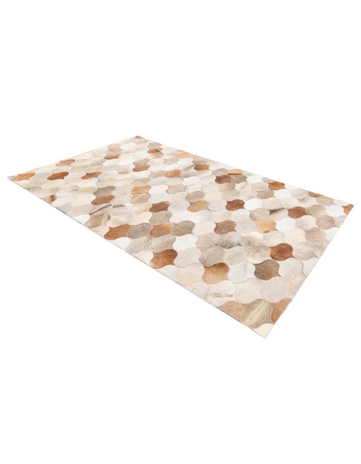 Detail image of 5' x 8' Cowhide Stocks Rug