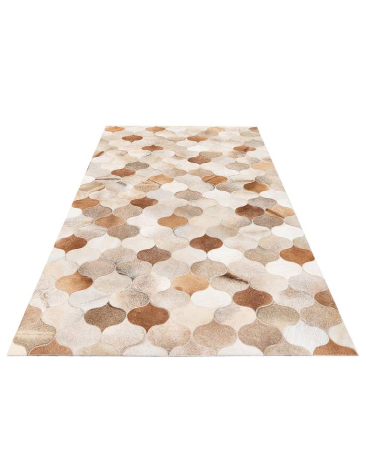 Detail image of 5' x 8' Cowhide Stocks Rug