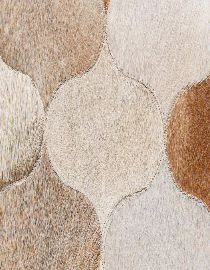 Detail image of 5' x 8' Cowhide Stocks Rug