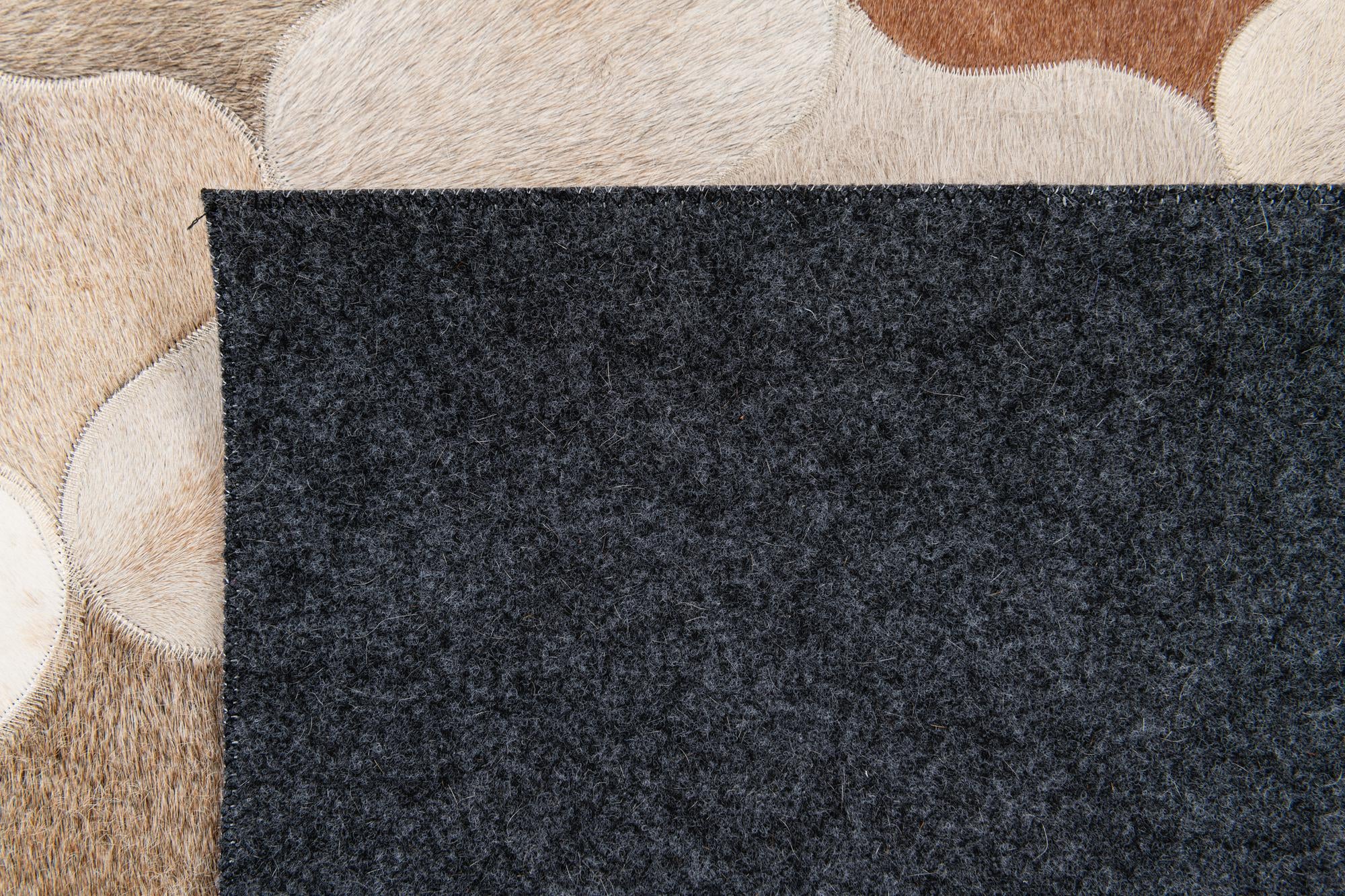 5' x 8' Cowhide Stocks Rug