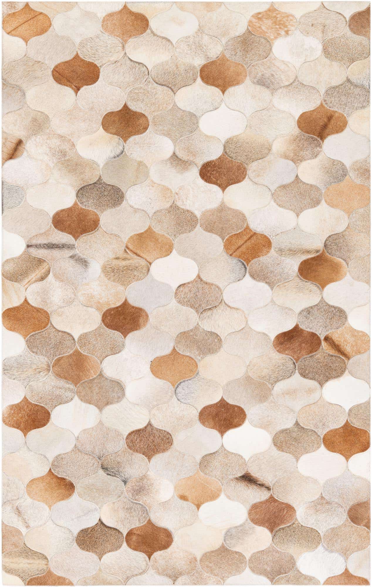 5' x 8' Cowhide Stocks Rug