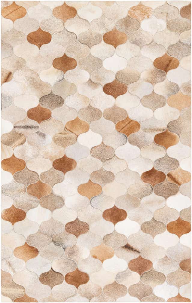 5' x 8' Cowhide Stocks Rug